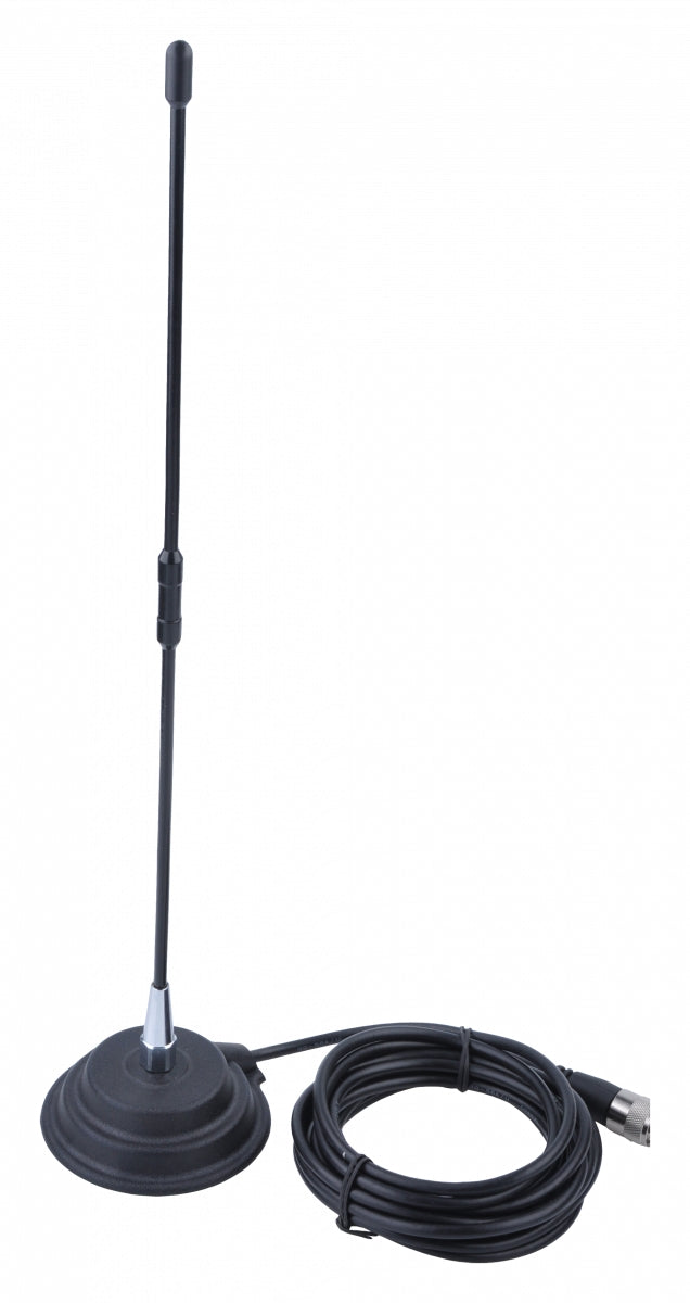 Antenne CB avec base magnétique CB 50W, longueur 45 cm