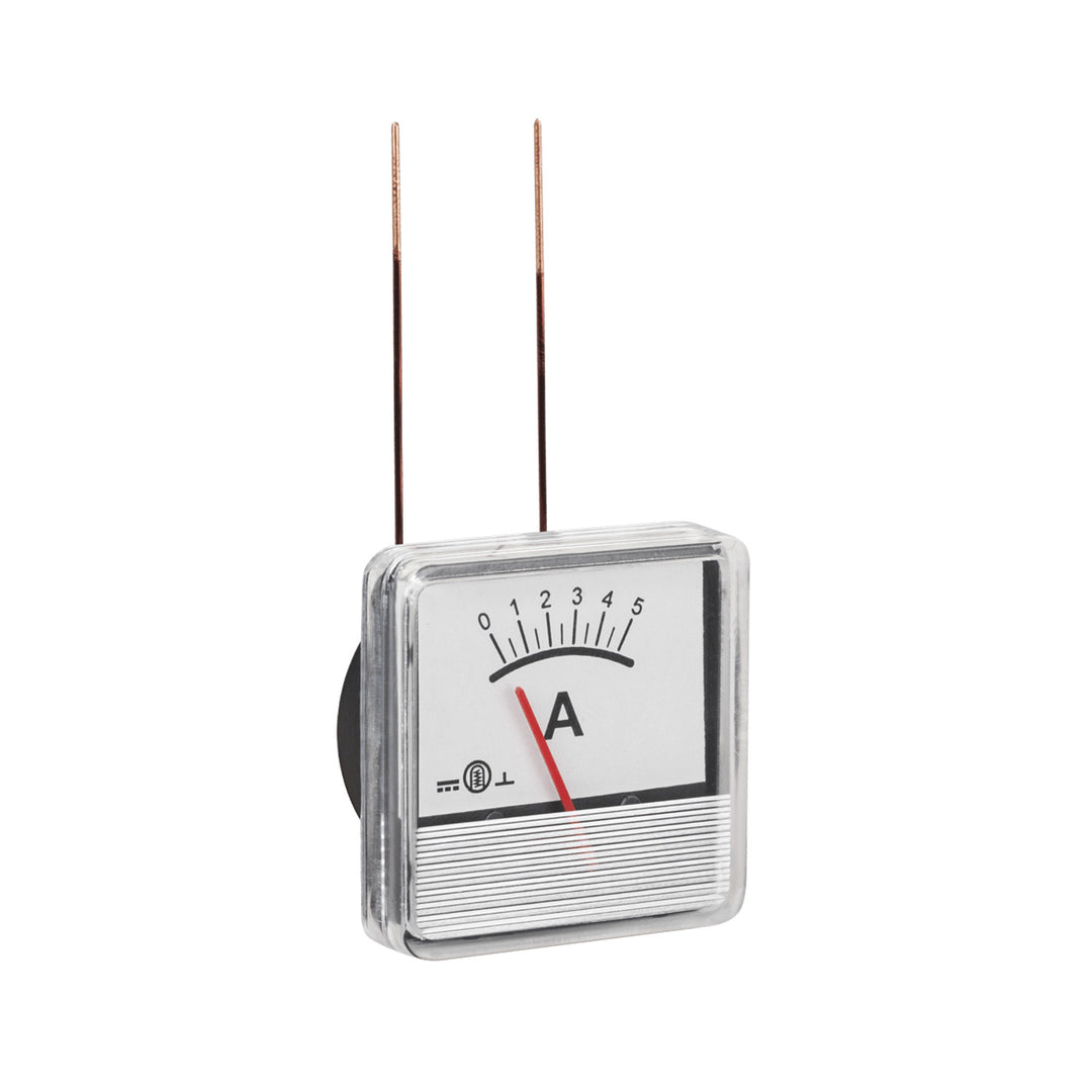 Ampèremètre analogique 5A WP05 carré pour la mesure du courant continu