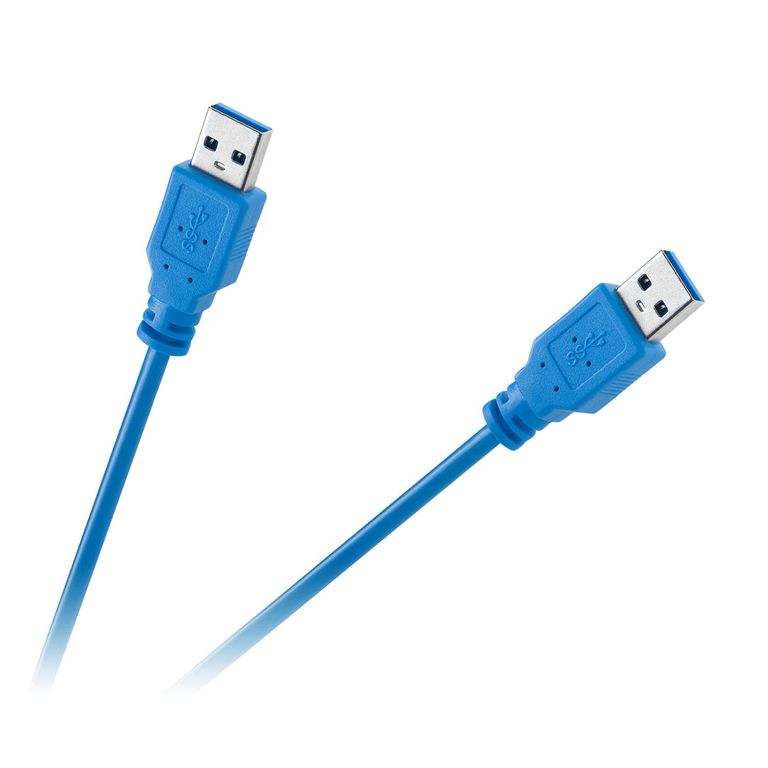 Câble USB 3.0 AM à AM 1,8 m bleu KPO2900