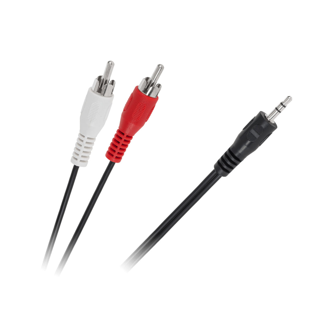Câble mini jack 3,5 mm vers 2x RCA 1,5 m KPO2747-1.5