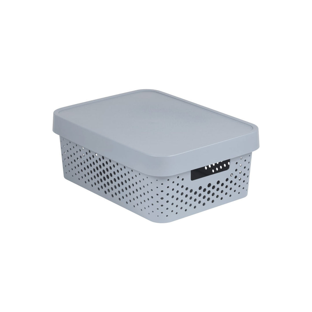 Conteneur ajouré avec une couverture de Curver gris Infinity 11L