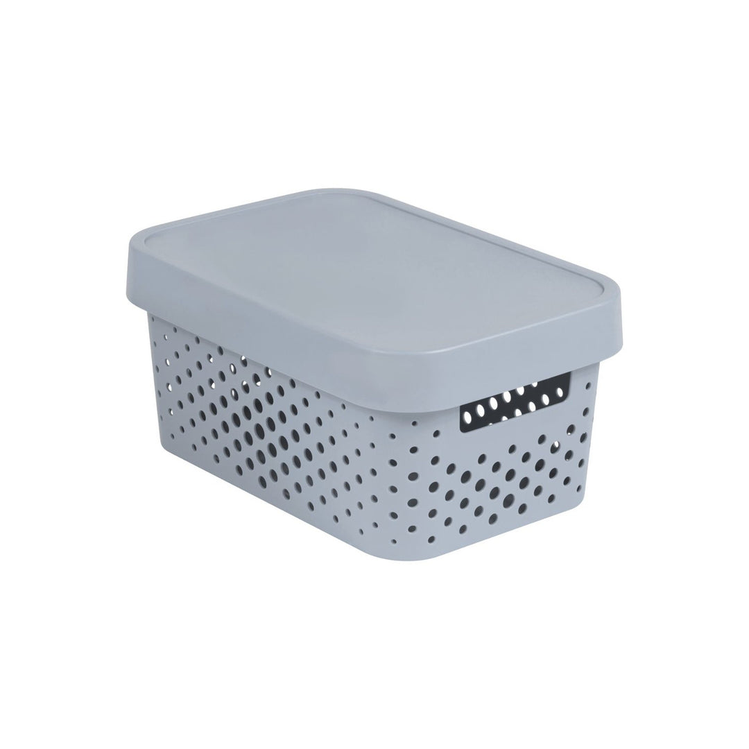Curver Infinity 4.5L Conteneur Ajouré avec Couvercle Gris