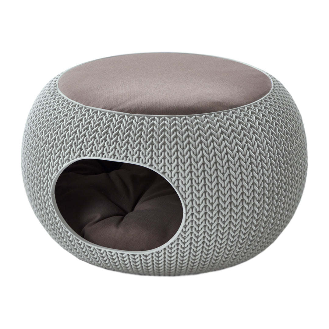 Un lit fermé Curver Knit pour les petits animaux