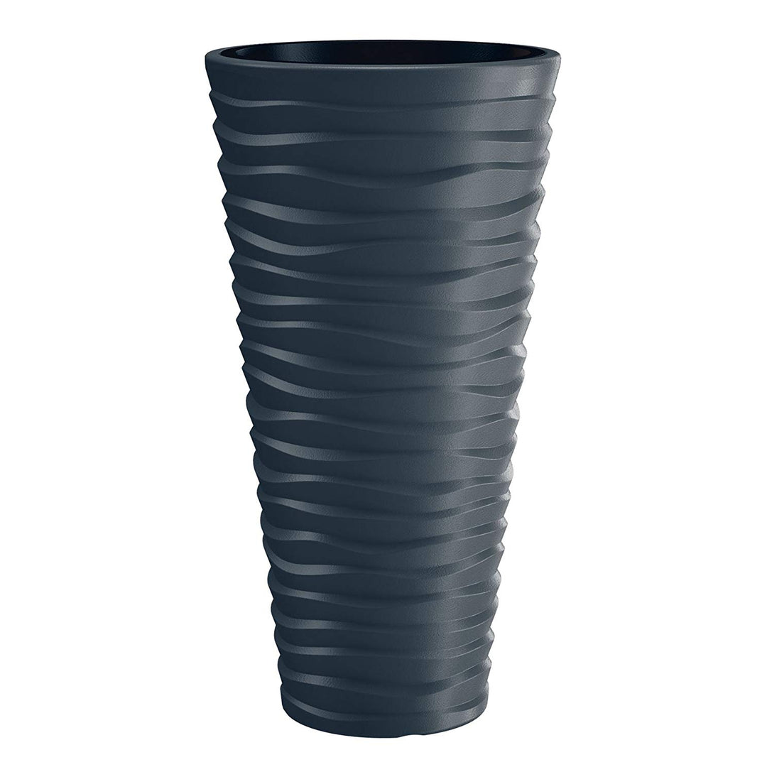 Pot de fleurs avec insert amovible Sand Slim DPSA400 anthracite