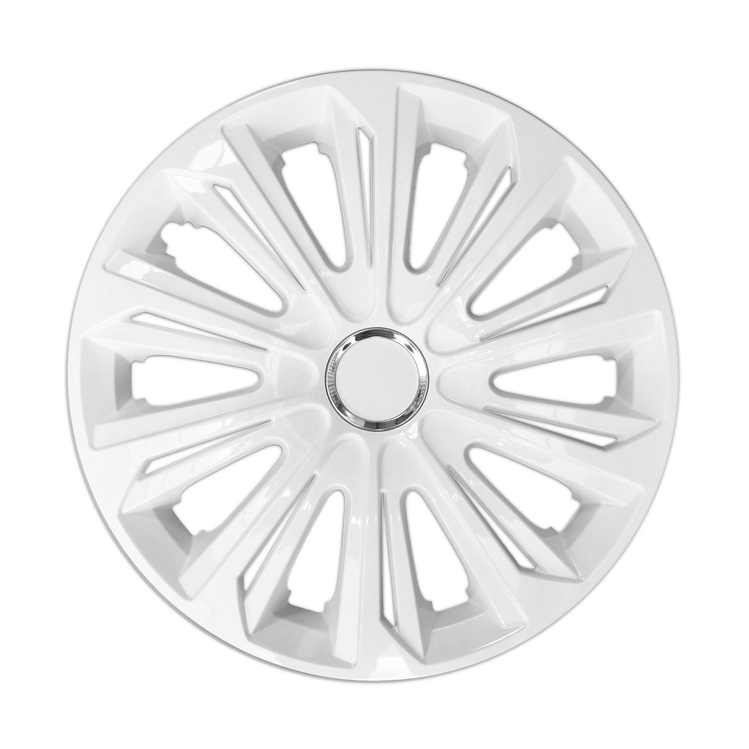 Enjoliveurs 16" NRM STRONG WHITE PAINTED 4 pieces - Blanc