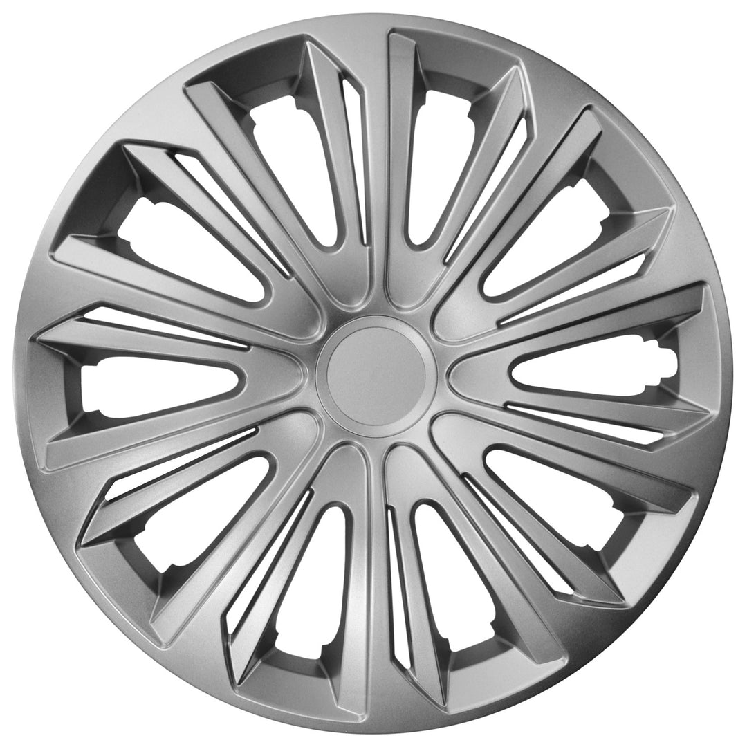 Jeu d'enjoliveurs universels 14" STRONG argent 4 pièces