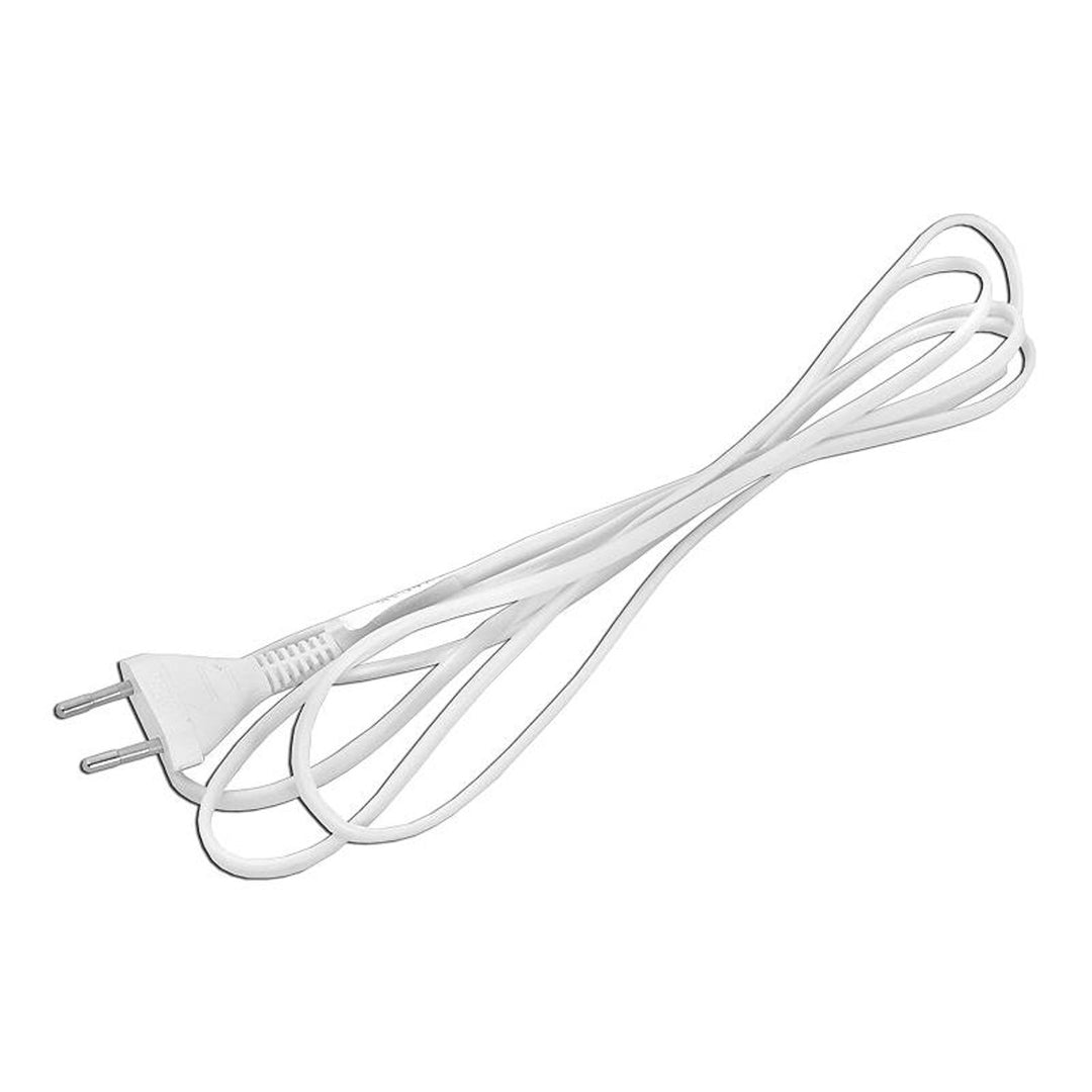 Câble d'alimentation 2x 0.5mm 2m sans extrémité blanc LXAC16