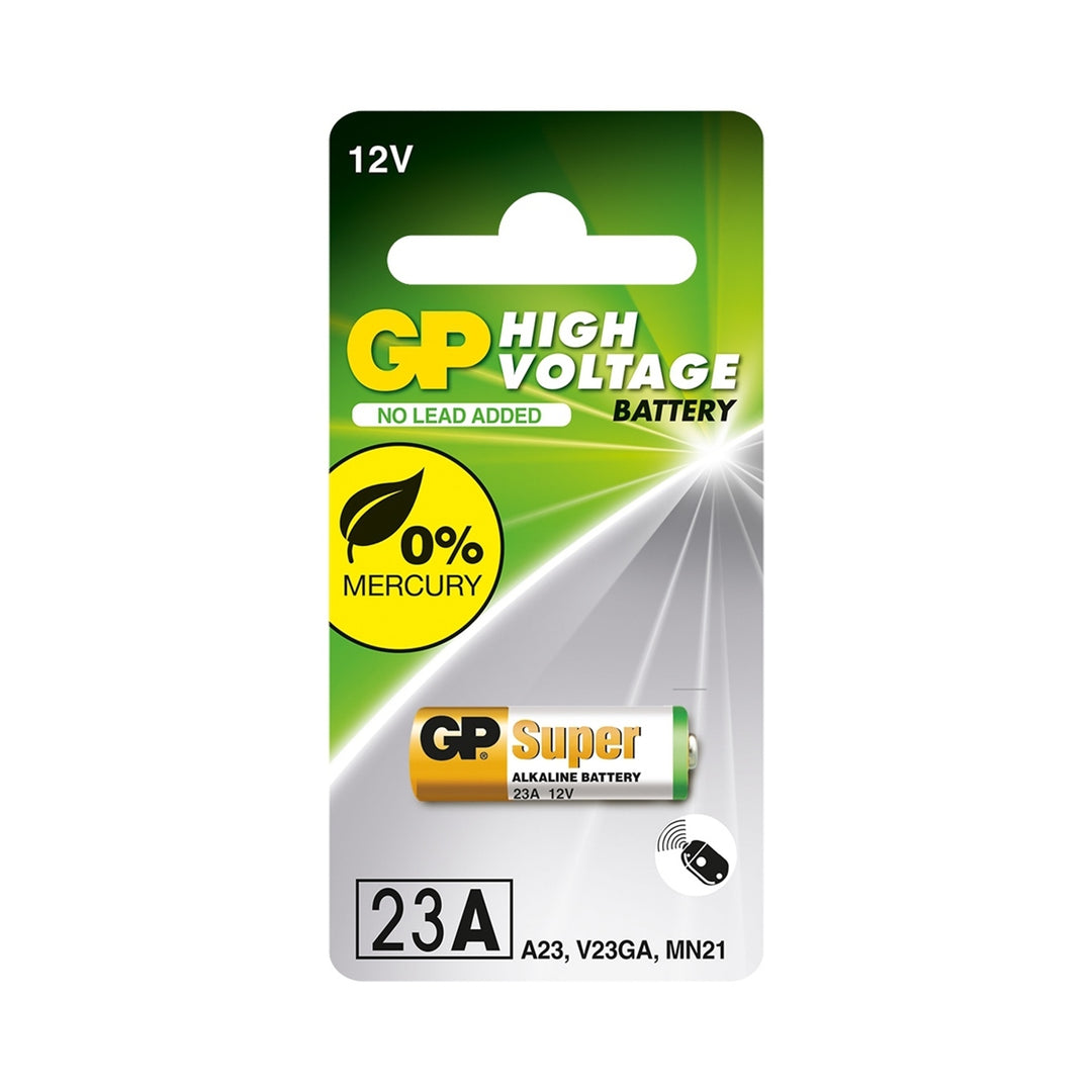 Pile alcaline GP 23A A23 MN21 12V pour télécommande de voiture