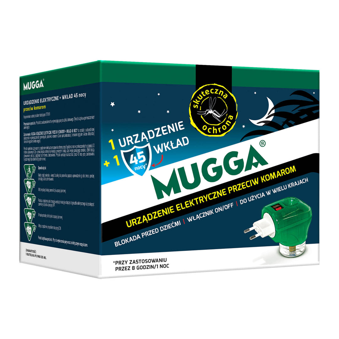 Appareil électrique avec recharge anti-moustique Mugga 45 night 35ml