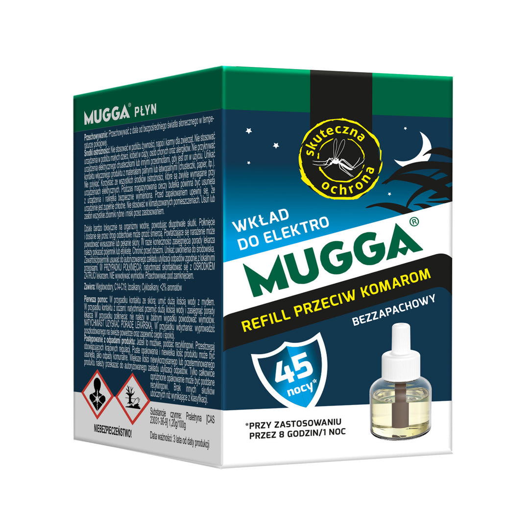 Recharge anti-moustique pour Mugga Elektro Mugga 45 nights 35ml
