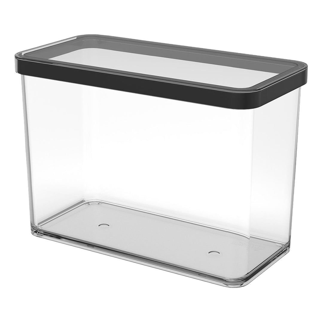 Premium 2.1 L ROTHO LOFT transparent avec couvercle noir