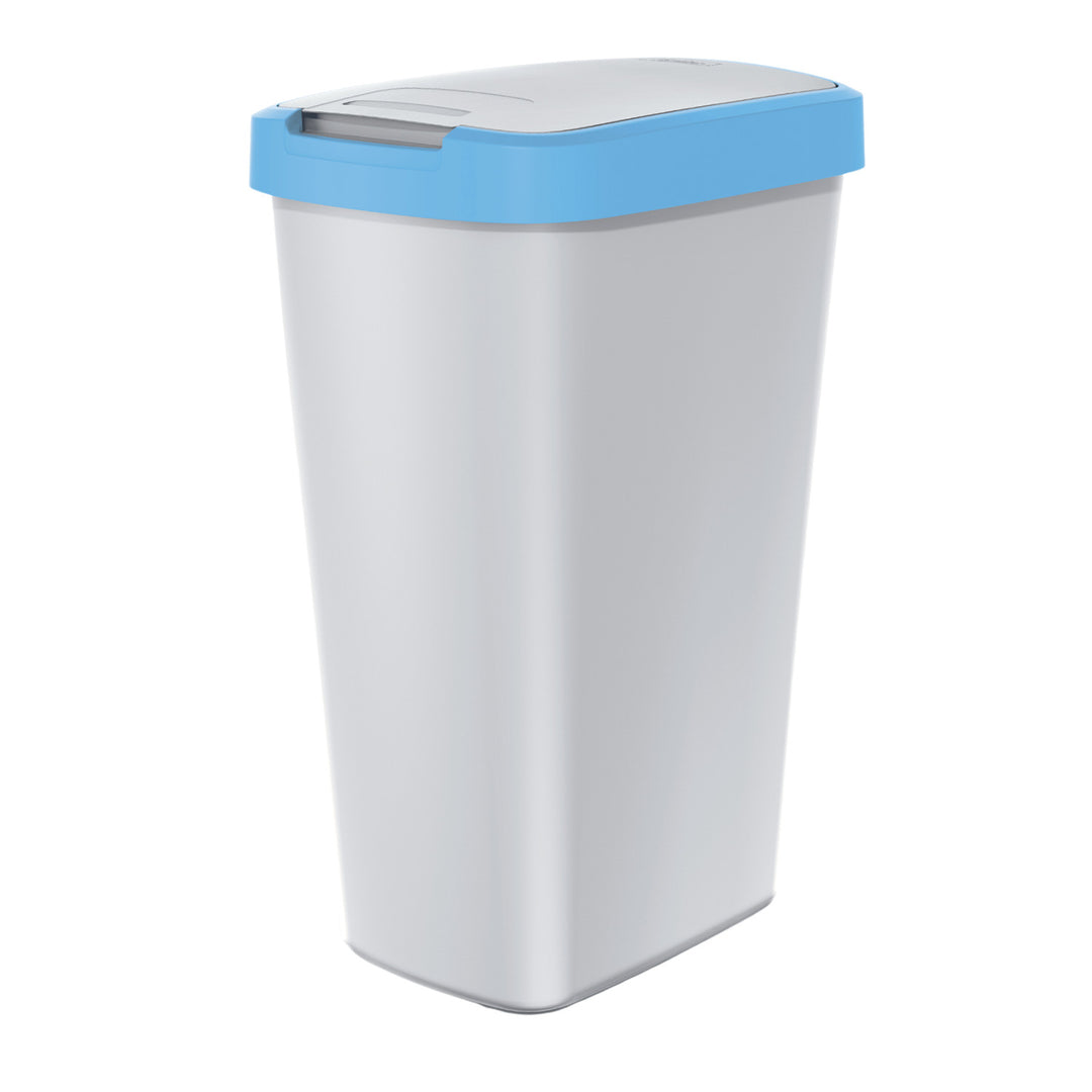 KEDEN COMPACTA Q poubelle de 45 litres NSAB45-2717C_427C - frêne avec cadre bleu clair