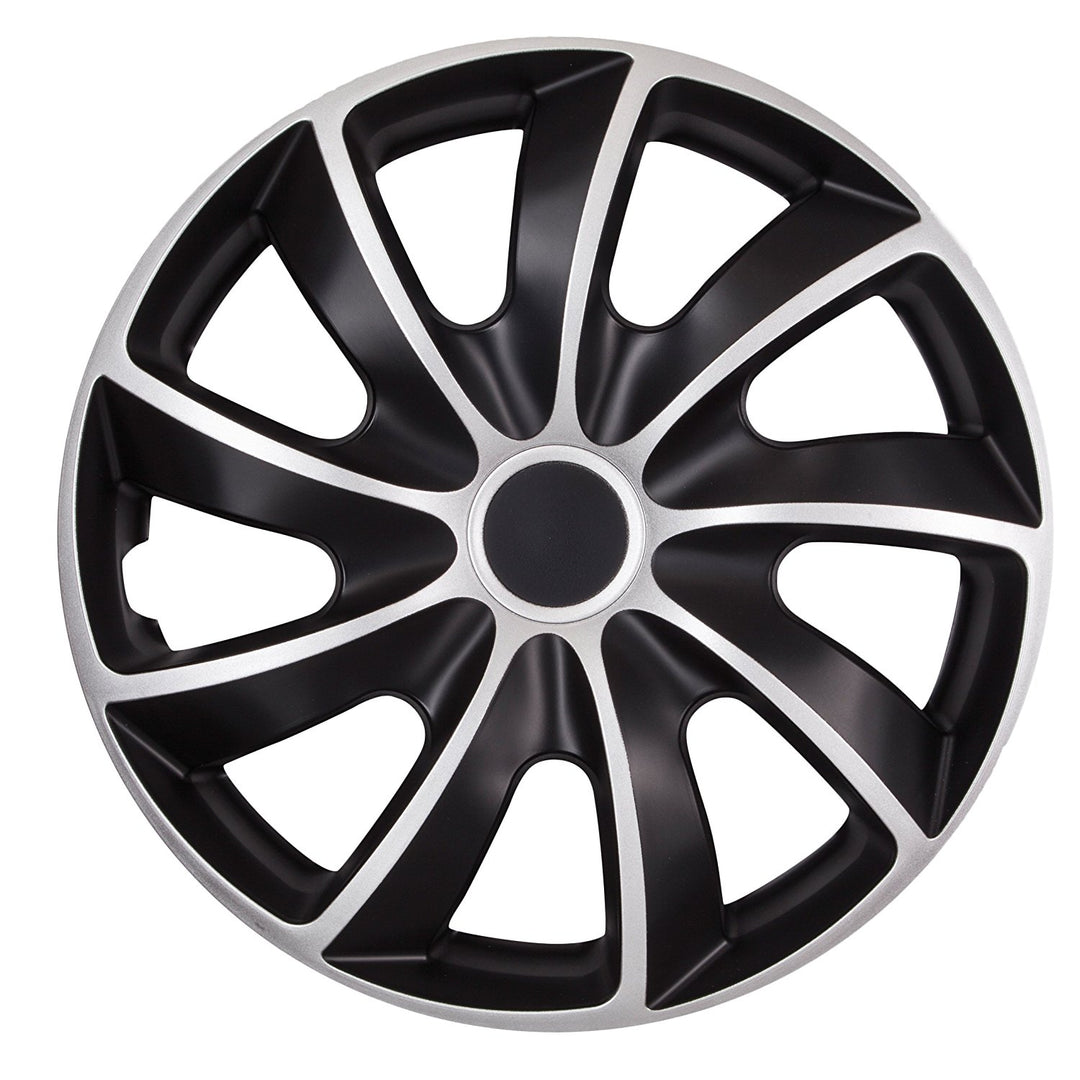 Enjoliveur universel 14" NRM Quad Bicolor noir/argent 1 pièce