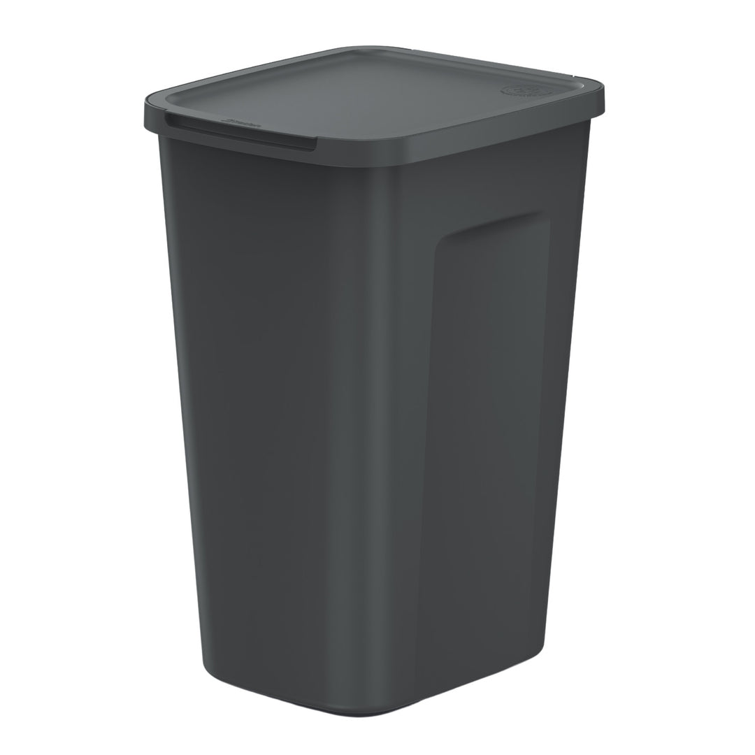 Corbeille à papier Keden, capacité 50 litres, noir, COMPACTA Q PLUS
