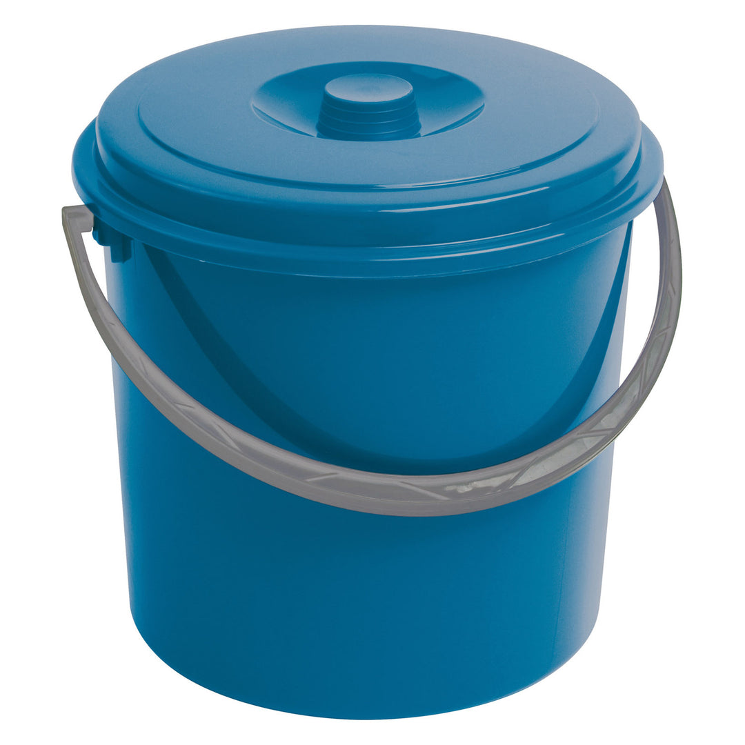 Seau Curver, avec couvercle, poignée confortable, 16L, bleu, 235235