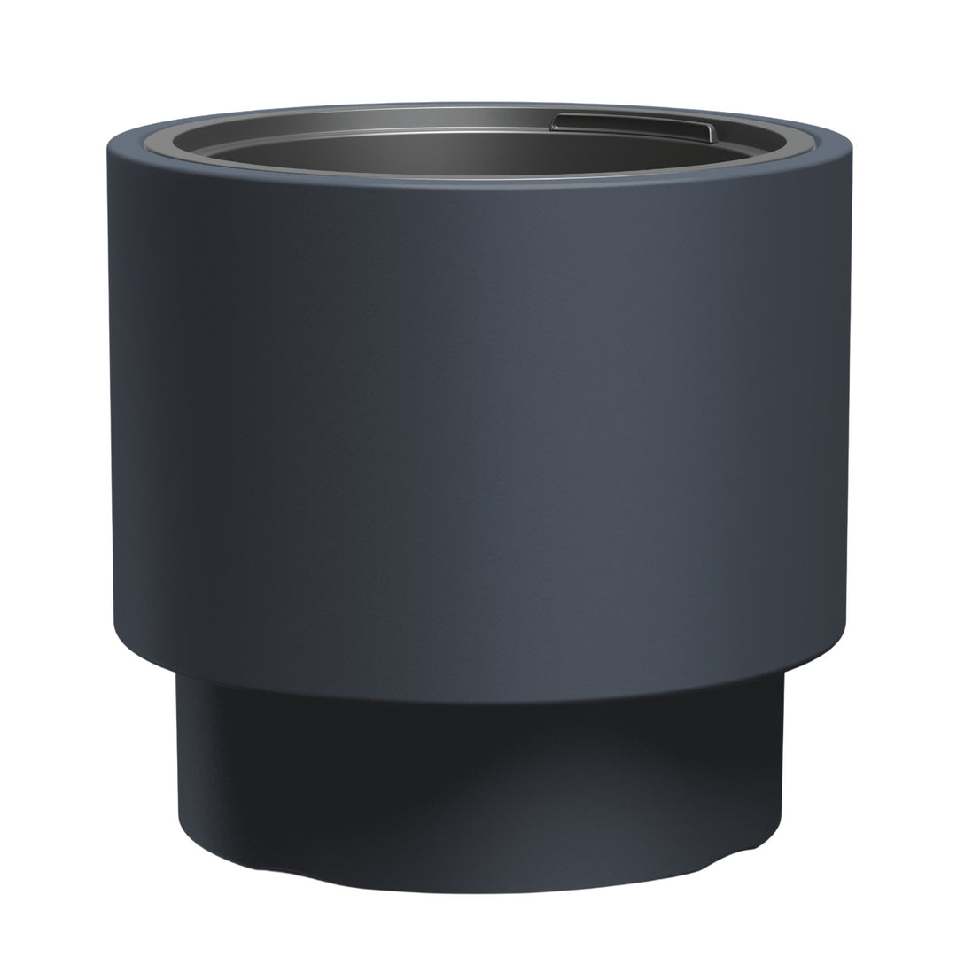 Pot de fleurs Prosperplast, avec insert, résistant au gel, hauteur 37cm, anthracite, Heos