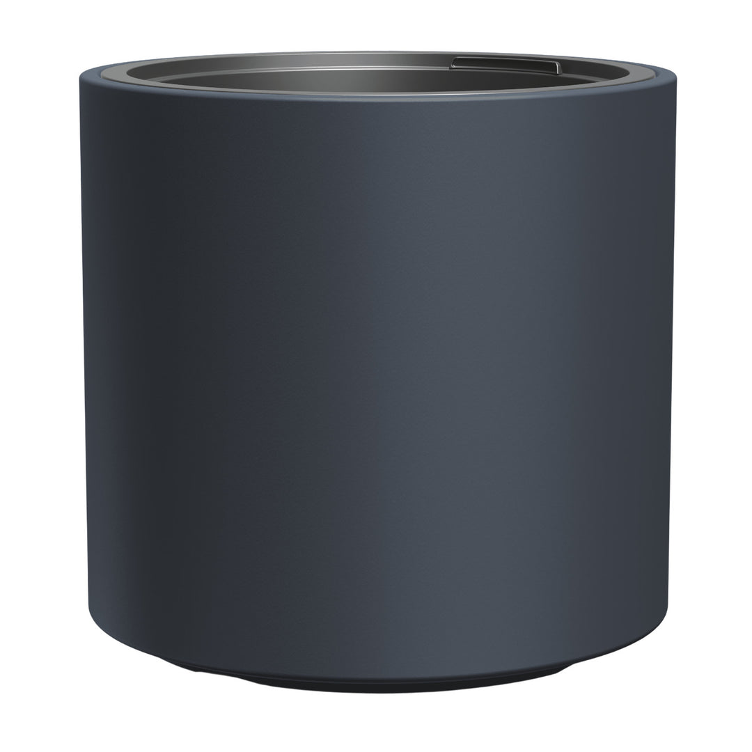 Pot de fleurs Prosperplast, avec insert, résistant au gel, hauteur 38cm, anthracite, Heos