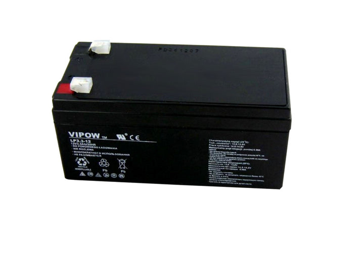 Vipow onderhoudsvrije oplaadbare 12V 3,3 Ah gelaccu