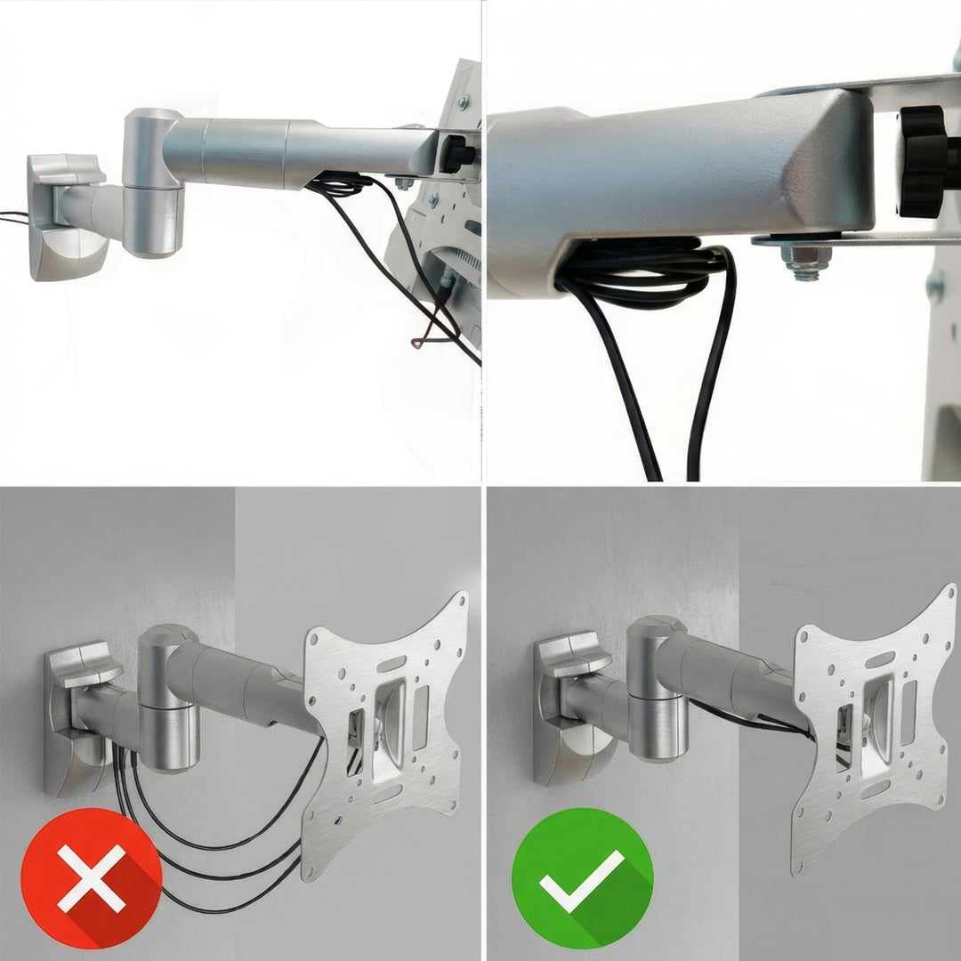 TV of monitor standaard 23-50" 30kg universeel zilver max vesa 200x200 Maclean MC-503