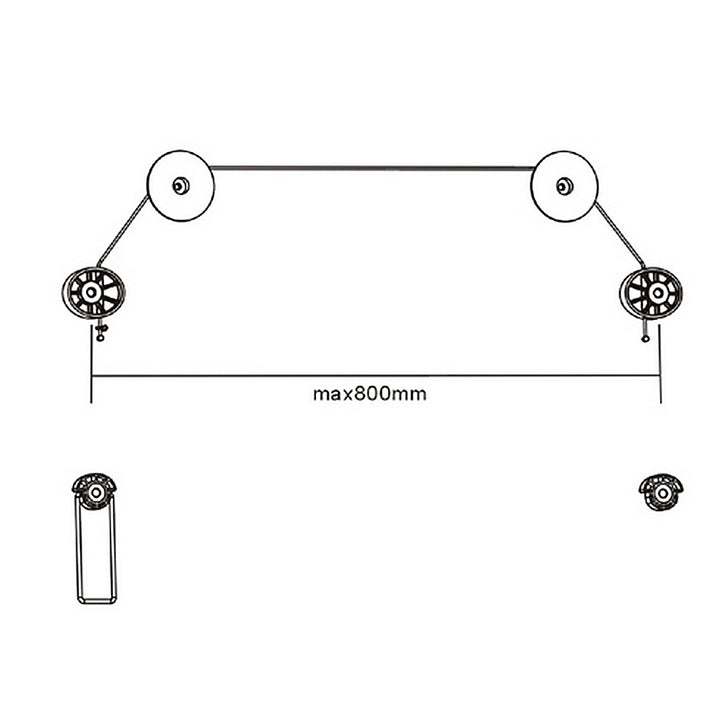 Muurbeugel voor LED TV 37"-75" SLIM Maclean MC-557