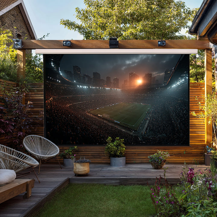Op afstand bedienbaar elektrisch projectiescherm 135" 16:9 300x168 Maclean MC-561