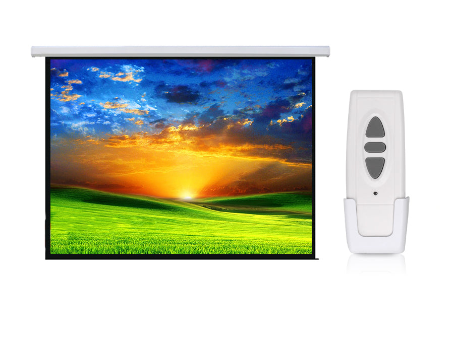 Op afstand bedienbaar elektrisch projectiescherm 135" 16:9 300x168 Maclean MC-561