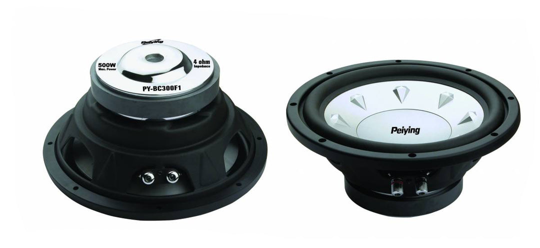 Haut-parleur subwoofer 12 "500W Réponse en fréquence 20-3000 Hz Butyl Rubber PY-BC300F1