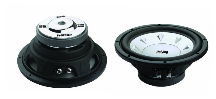 Haut-parleur subwoofer 12 "500W Réponse en fréquence 20-3000 Hz Butyl Rubber PY-BC300F1