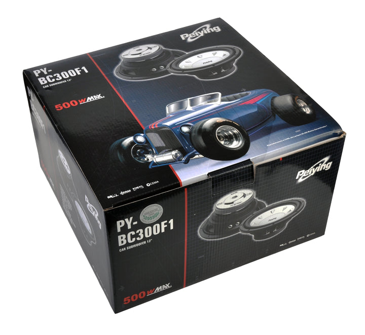 Haut-parleur subwoofer 12 "500W Réponse en fréquence 20-3000 Hz Butyl Rubber PY-BC300F1