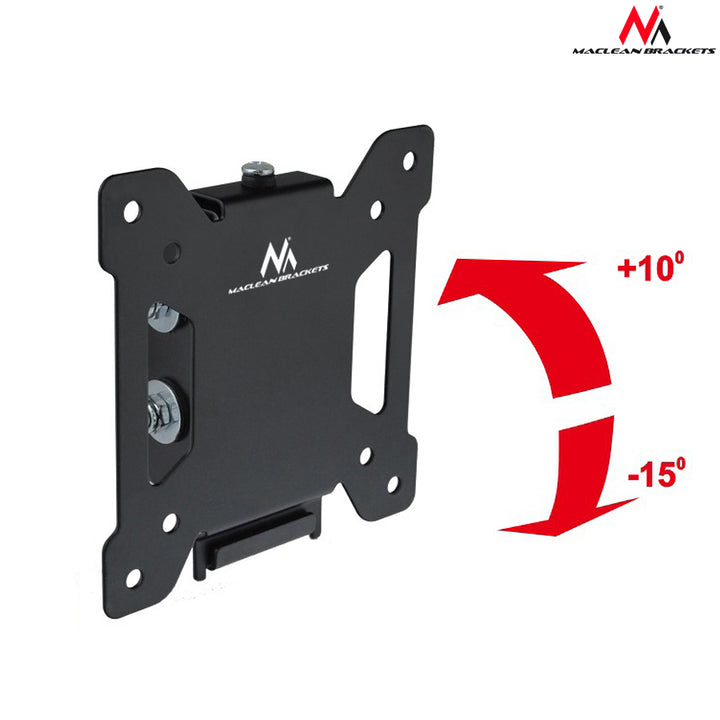 Support TV 13-27 "Maclean MC-596 noir charge maximale 20kg max VESA 100x100