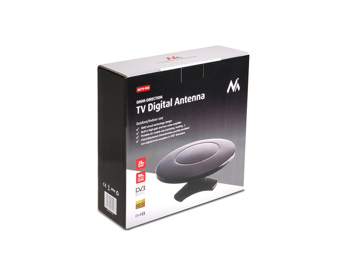 Antenne intérieure extérieure  DVB-T2 HEVC 100 dBuV Maclean OMNI MCTV-983