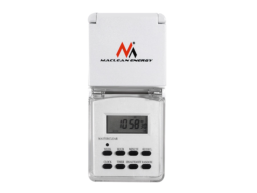 Externe digitale timer witte economie MCE08 Maclean