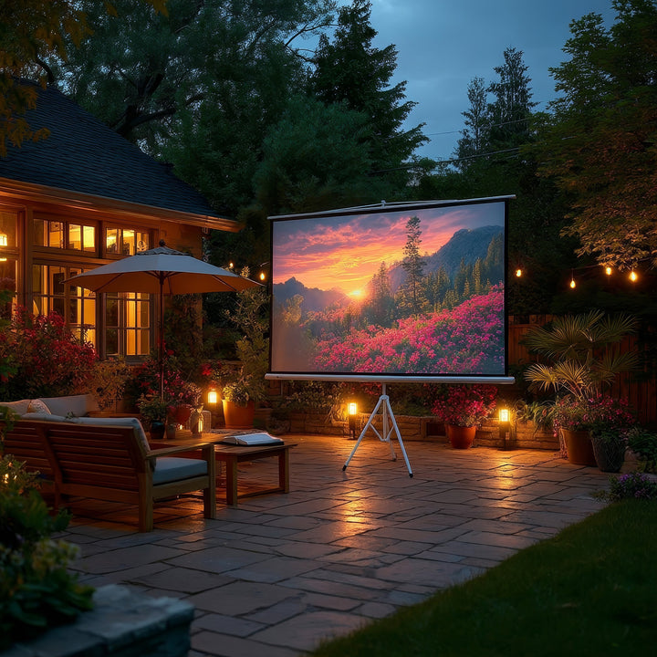 Projectiescherm op standaard 100" 4:3 200x150 Maclean MC-595