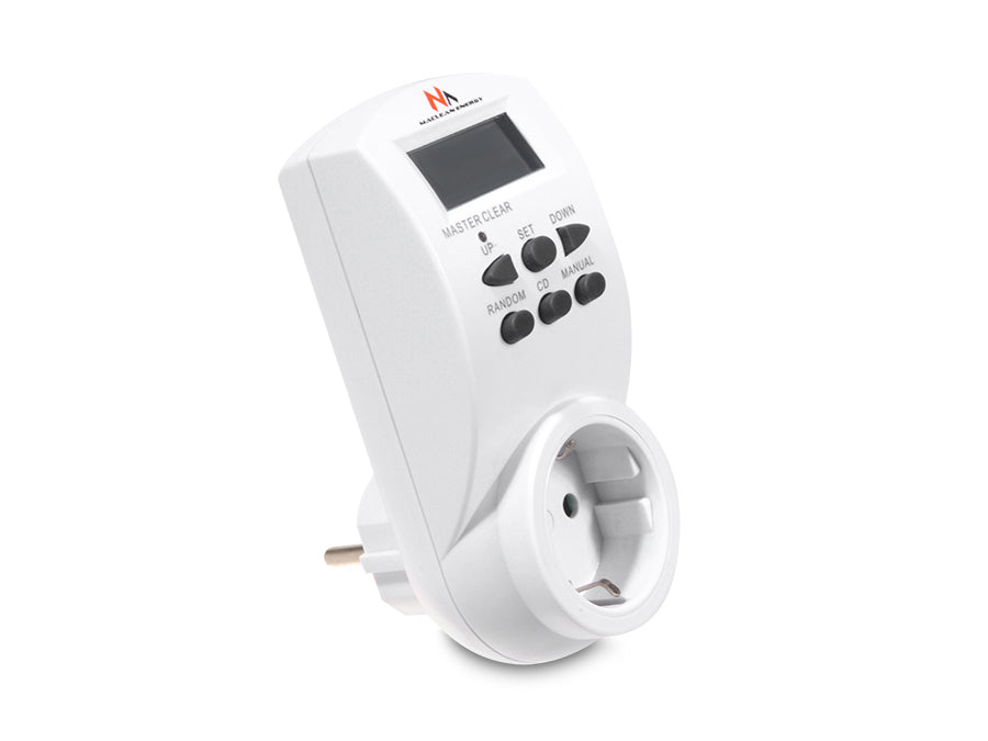 Minuteur Electrique Hebdomadaire  contrôl de vos appareils 220-240V, 16A 160 Programmes Maclean MCE08