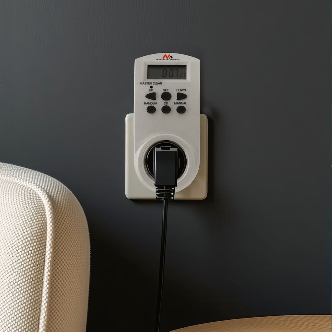 Minuteur Electrique Hebdomadaire  contrôl de vos appareils 220-240V, 16A 160 Programmes Maclean MCE08