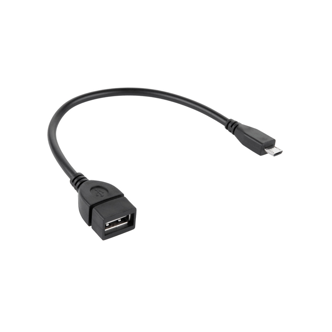 Câble, prise USB - prise microUSB 20cm OTG Câble prise USB