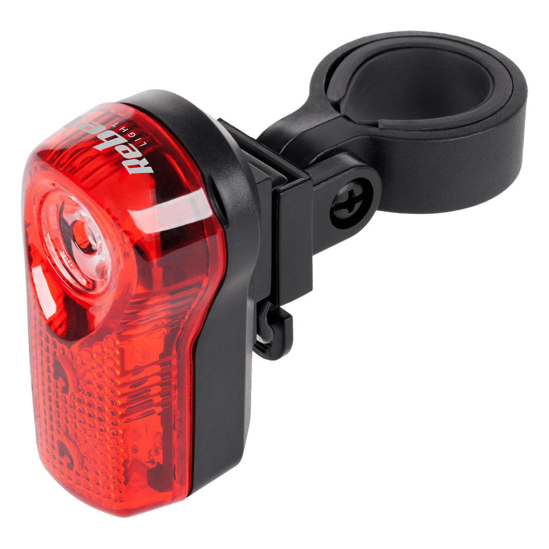 Kit lumière vélo URZ0015 avant 1x LED 3W + arrière 3x LED batterie Rebel