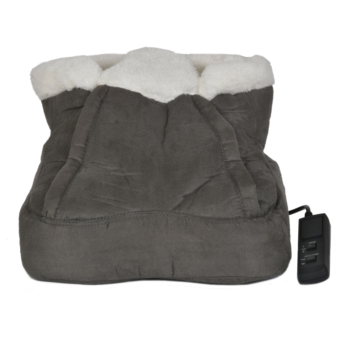 Chauffe-pieds électrique chauffant Chaussure Pieds de massage Chauffage Molleton doux