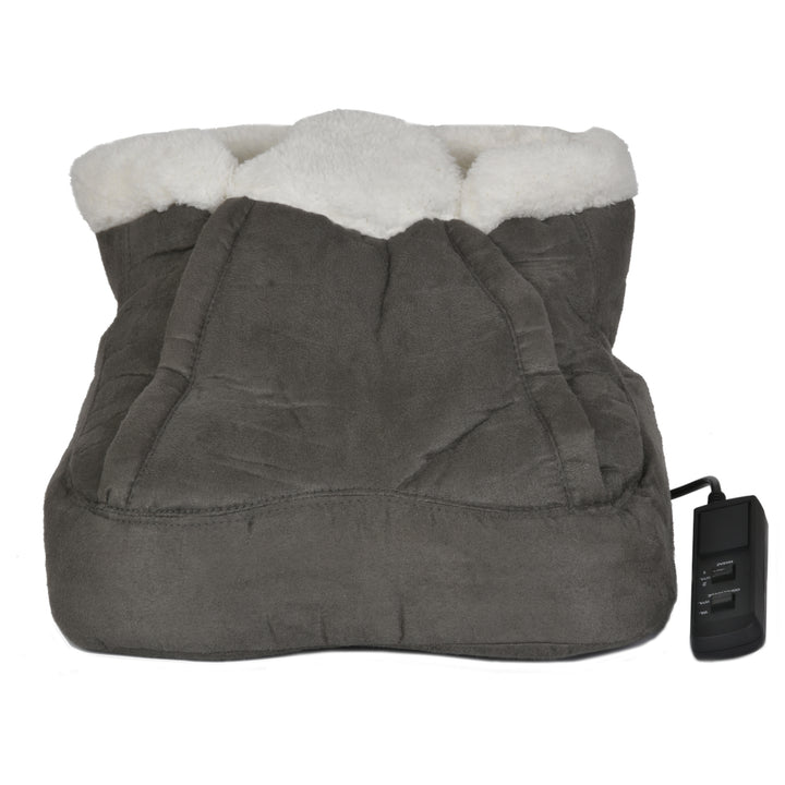 Chauffe-pieds électrique chauffant Chaussure Pieds de massage Chauffage Molleton doux