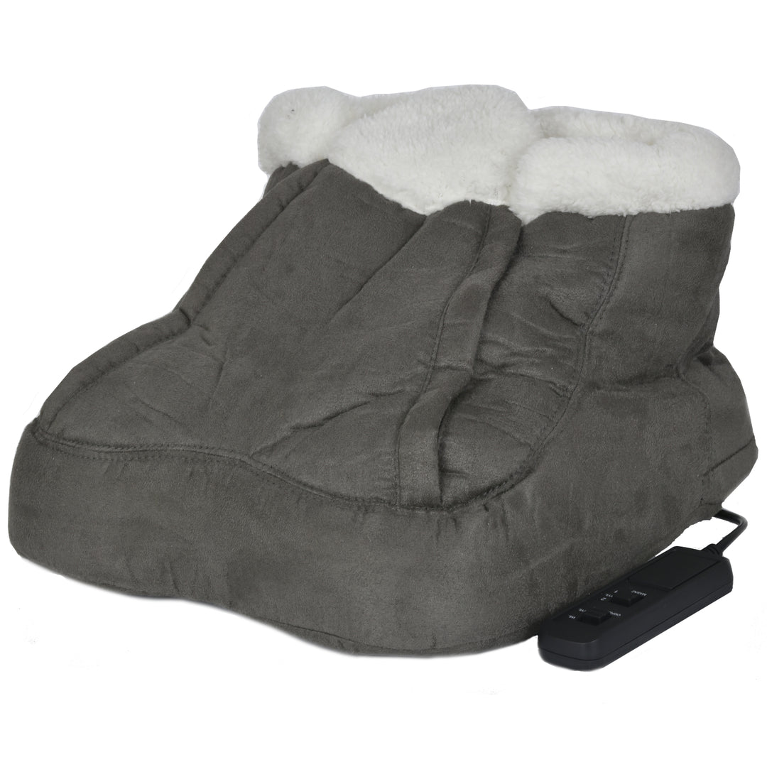 Chauffe-pieds électrique chauffant Chaussure Pieds de massage Chauffage Molleton doux