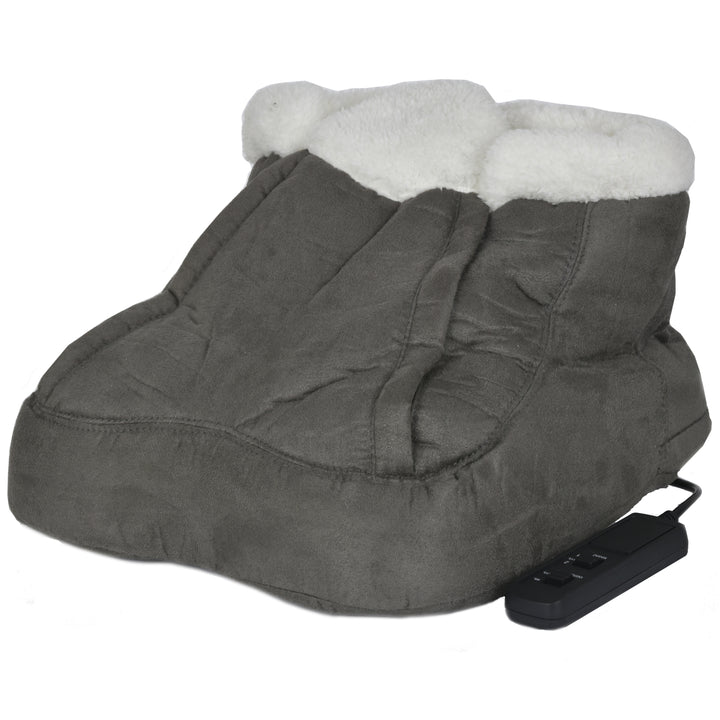Chauffe-pieds électrique chauffant Chaussure Pieds de massage Chauffage Molleton doux