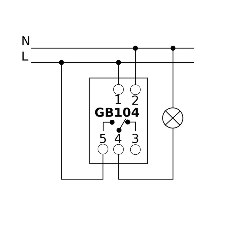 Programmateur interrupteur minuterie numérique pour rail DIN GreenBlue GB104