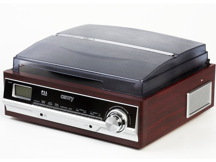 Gramophone + Radio FM CAMRY Classic Retro Style HOME AUDIO Platine vinyle 3 vitesses