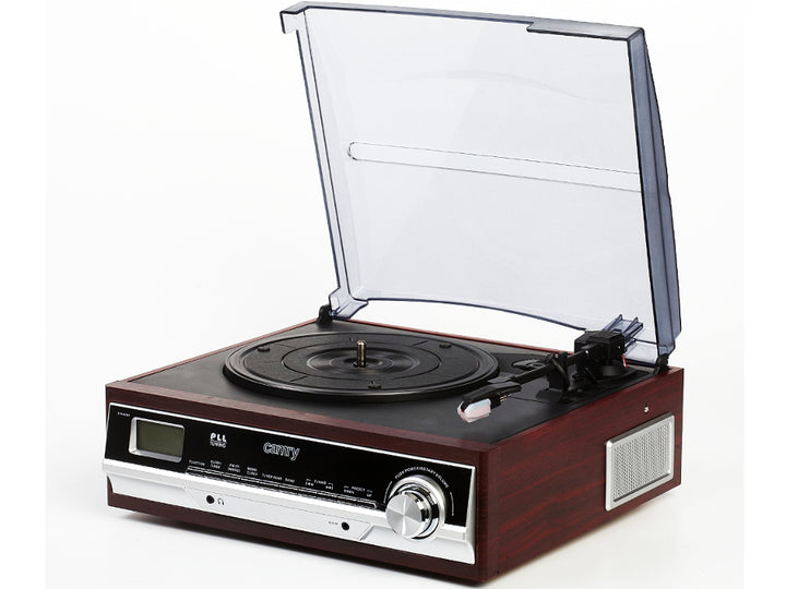 Gramophone + Radio FM CAMRY Classic Retro Style HOME AUDIO Platine vinyle 3 vitesses