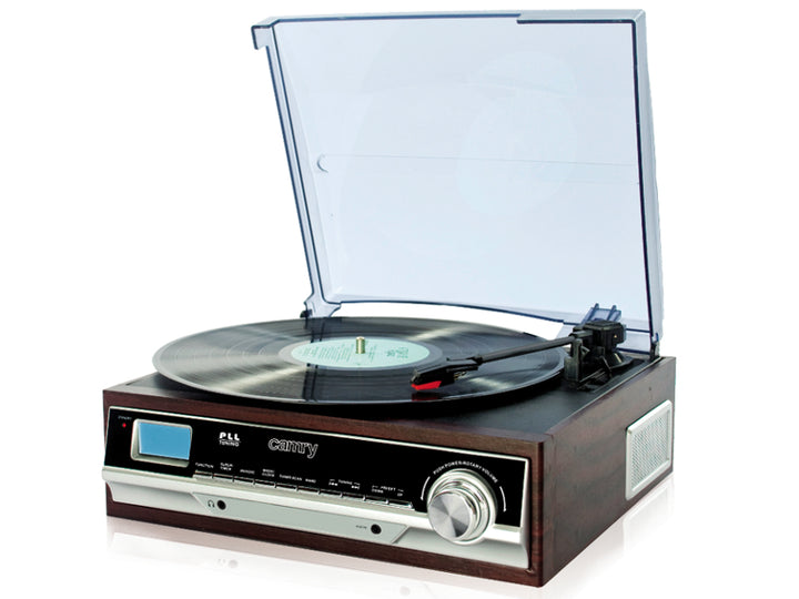 Gramophone + Radio FM CAMRY Classic Retro Style HOME AUDIO Platine vinyle 3 vitesses