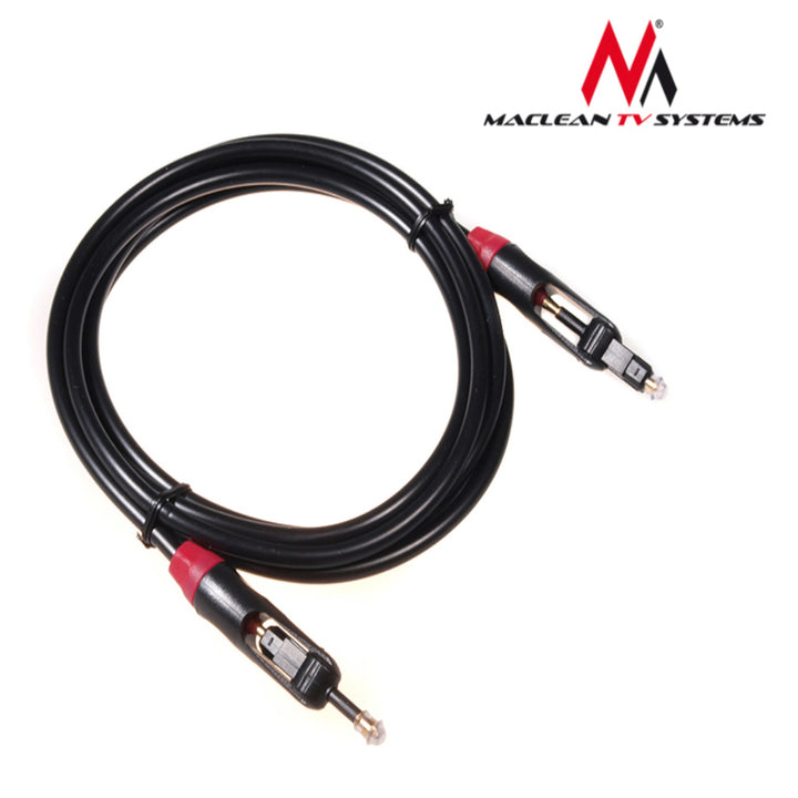 Optische kabel 0,5m Toslink TT Jack-Jack polybag Maclean MCTV-642