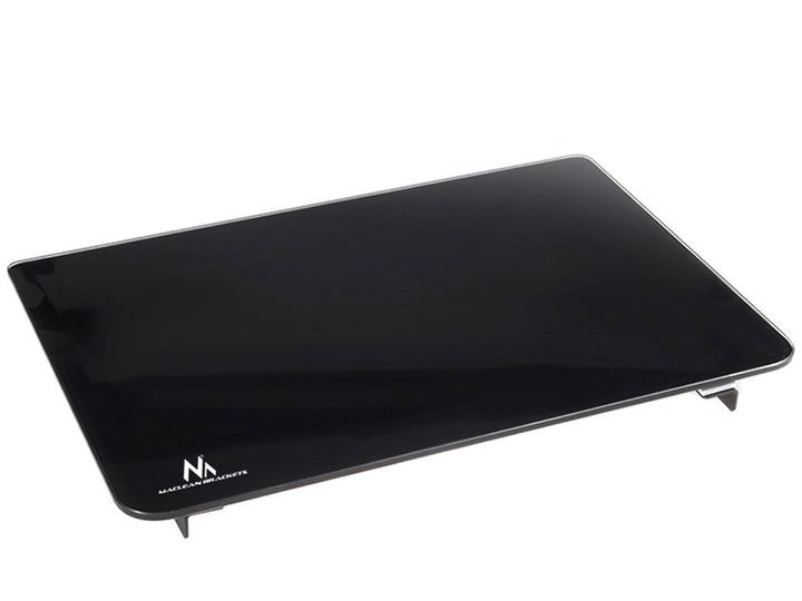 Support étagère pour équipement RTV DVD en verre max 8 kg Maclean MC-629