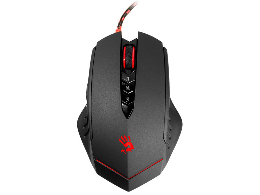 Souris USB V8M sanglante A4Tech type de souris filaire (capteur): Optique