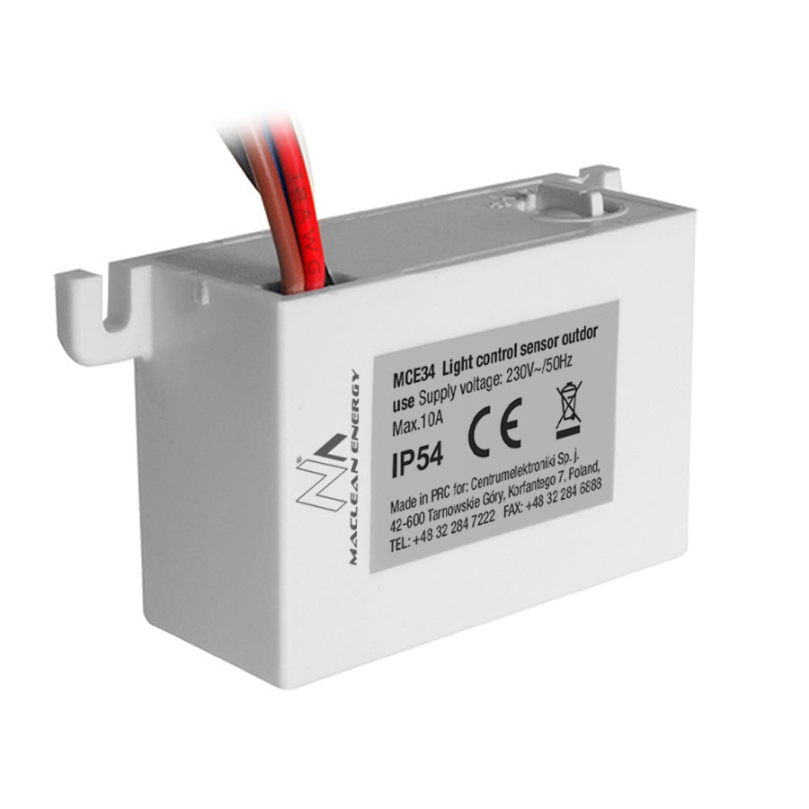 Capteur crépusculaire Maclean, avec sonde externe, max. 2300W, MCE34