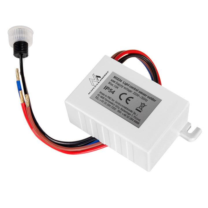 Capteur crépusculaire Maclean, avec sonde externe, max. 2300W, MCE34
